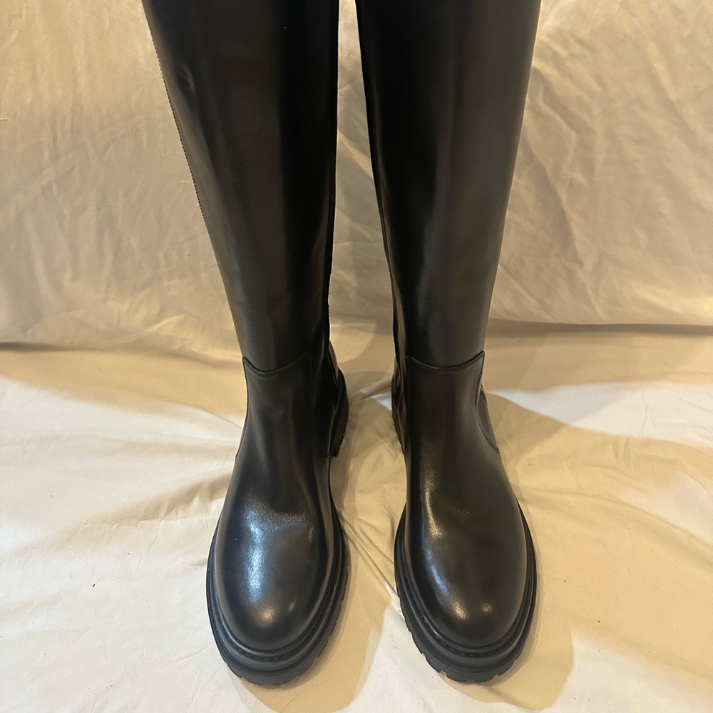 Michael Kors Black Combat Boots